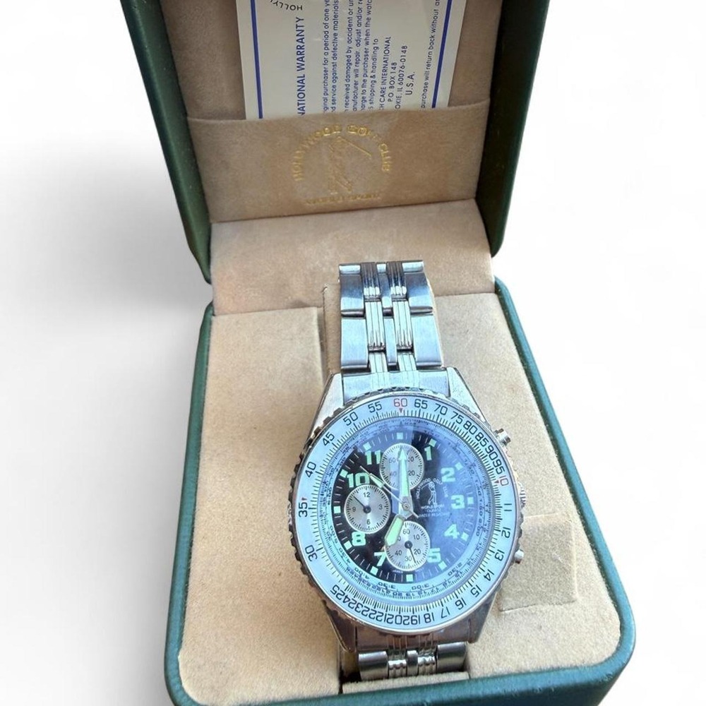 Hollywood Golf Club Chronograph Watch